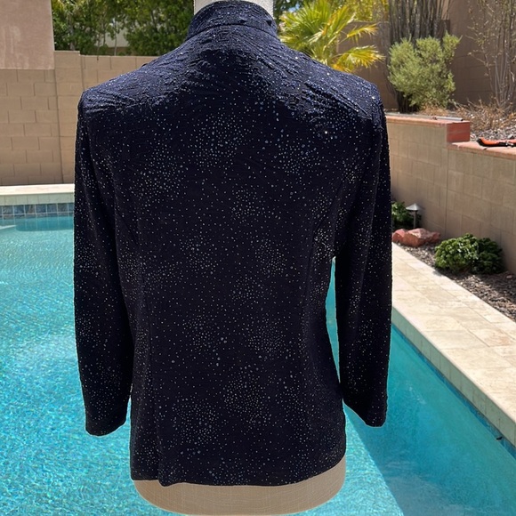 ALEX EVENINGS NWOT Petite Sparkly/Glittery Jacket - Size 6P - Picture 5 of 13